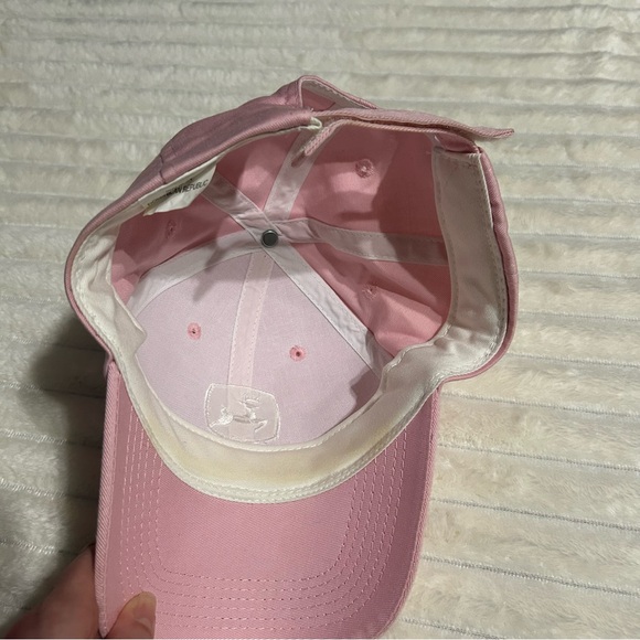 Pink John Deere Adjustable Baseball Cap - Picture 5 of 6